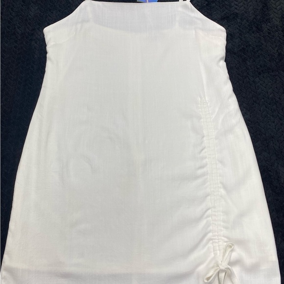 SASS White Ruched Dress NWT SZ 10 Lined Back Zip/Hook & Eye ELEGANT PARTY - Picture 10 of 14